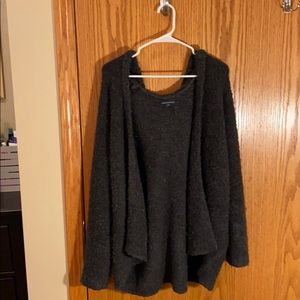 American Eagle Oversized Hooded Cardigan